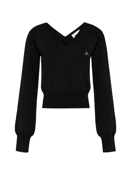 Pulover tricotat Vivienne Westwood negru