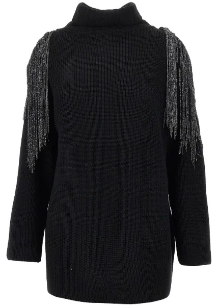 Pulover Wool-blend long cardigan