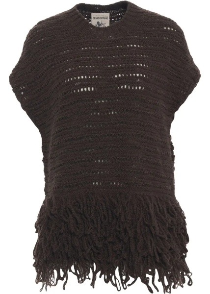 Pulovere Wool knit top
