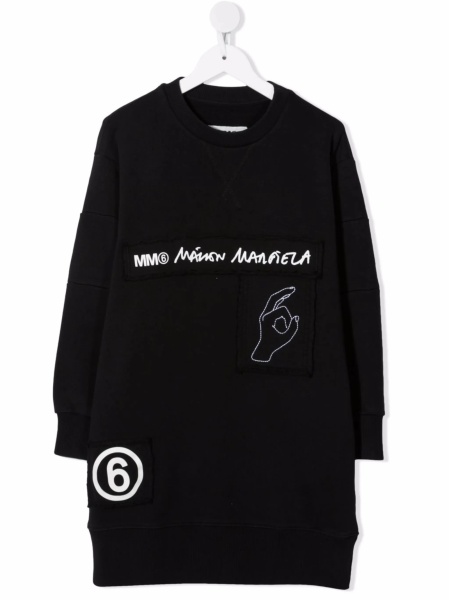 Rochie casual MM6 Maison Margiela neagra