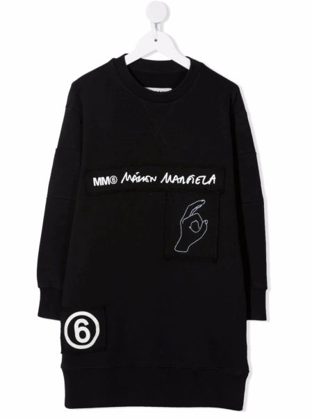 Rochie casual MM6 Maison Margiela neagra
