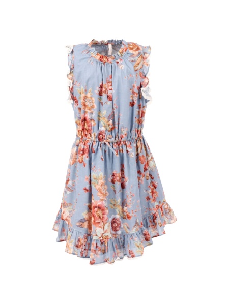 Rochie casual ZIMMERMANN albastra din bumbac