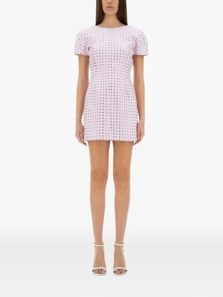 Rochie de ocazie SPORTMAX roz din material textil