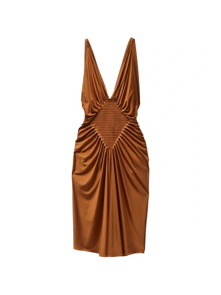 Rochie de ocazie Versace maro