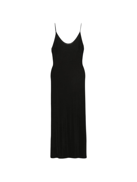 Rochie de seara Saint Laurent neagra din vascoza si elastan