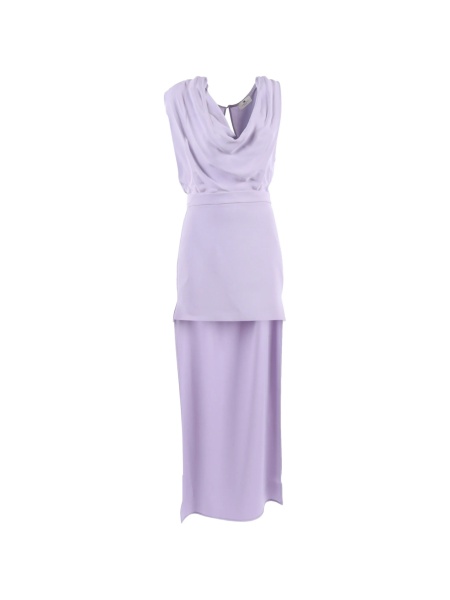 Rochie de zi Elisabetta Franchi violet din vascoza
