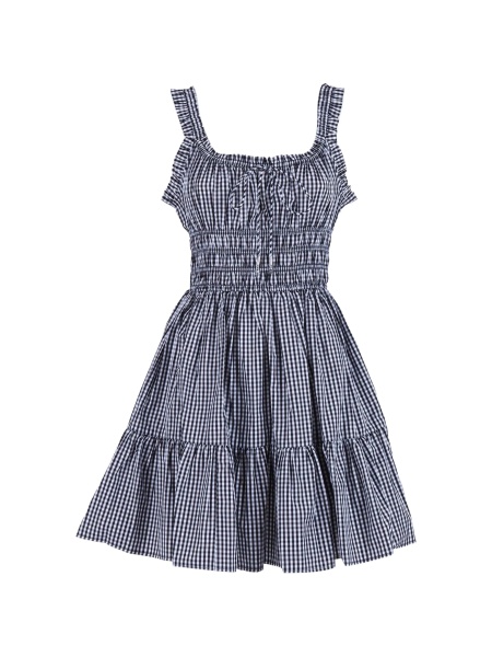 Rochie de zi Michael Kors neagra din bumbac