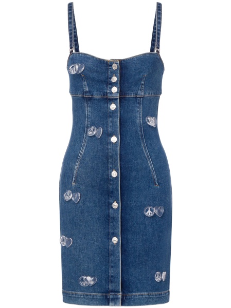 Rochie de zi MOSCHINO JEANS albastra