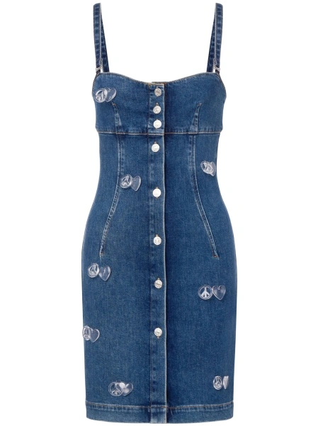Rochie de zi MOSCHINO JEANS albastra