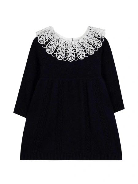 Rochie tricotata Tartine et Chocolat albastra