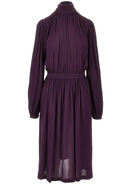 Rochii Crepe jersey midi dress