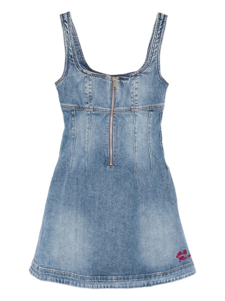 Rochii Denim flared dress