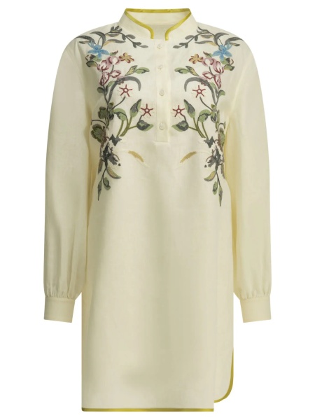 Rochii Embroidered chemisier short dress