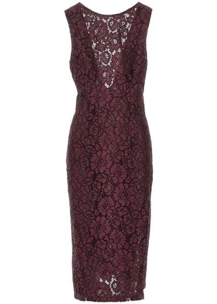 Rochii Floral lace midi dress