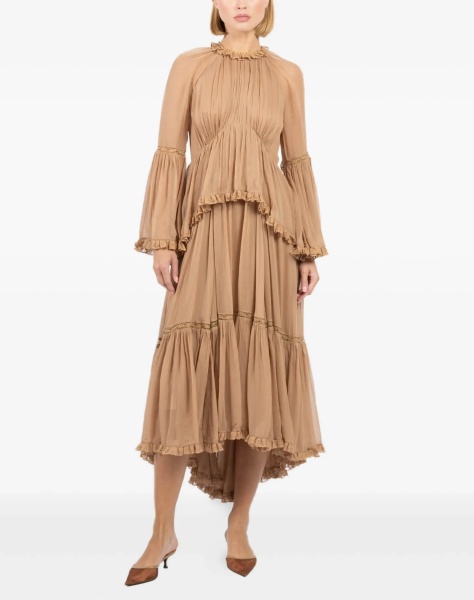 Rochii "Hypnotic Peplum" Ruffle Dress
