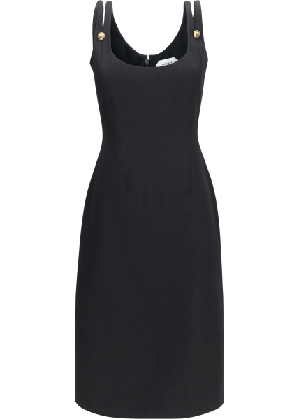 Rochii Midi grain de poudre wool Dress