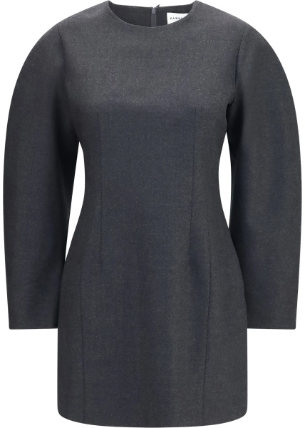 Rochii P.A.R.O.S.H. Gabardine and wool Dress