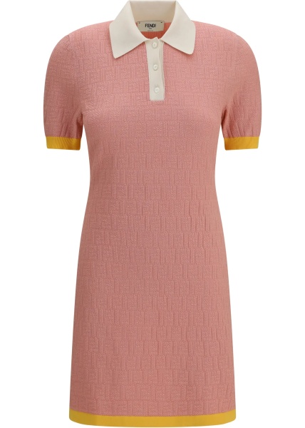 Rochii Short fitted cotton and silk FF Dress