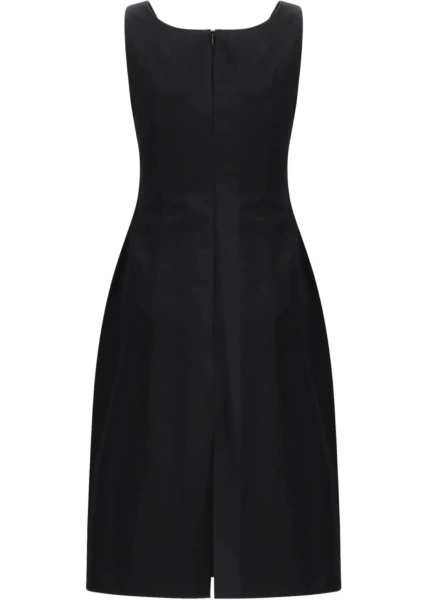 Rochii Sleeveless Dress with a draped neckline