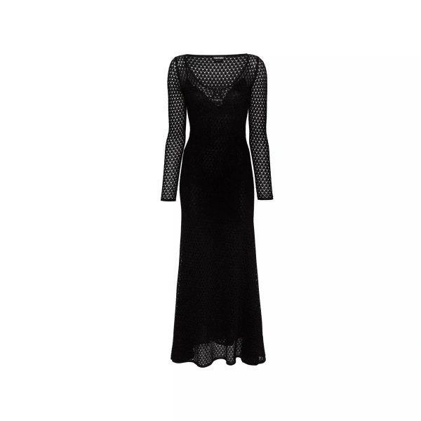 Rochii Tom Ford Lurex Crochet Maxi Dress