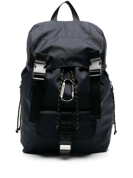 Rucsac A.P.C. albastru din nylon