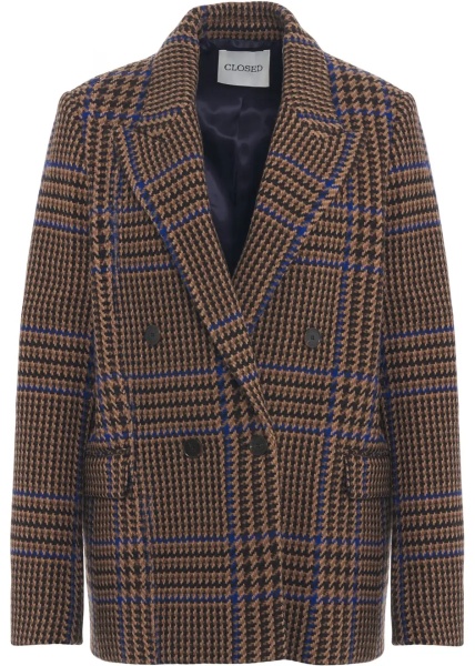 Sacou Blazer with check pattern
