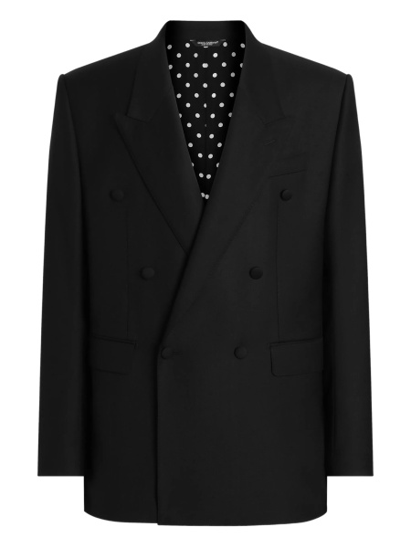 Sacou Dolce & Gabbana negru din lana