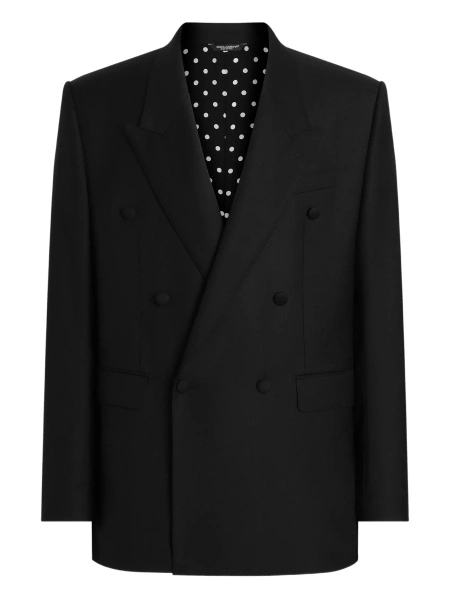 Sacou Dolce & Gabbana negru din lana