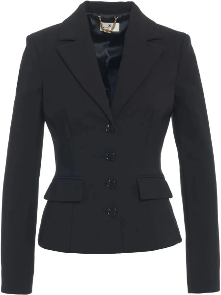 Sacou Elisabetta Franchi negru
