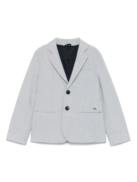 Sacou Emporio Armani albastru din vascoza si elastan