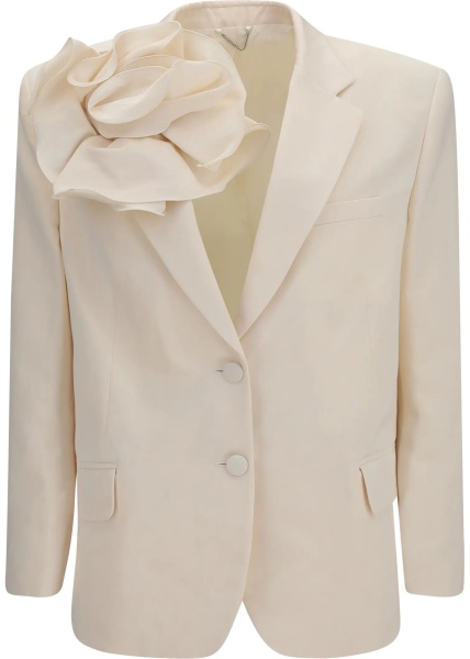 Sacou Floral cotton and silk Blazer