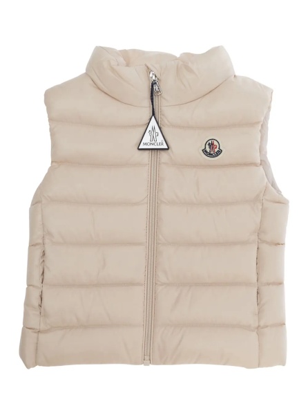 Sacou 'Ghany' pink Vest with logo patch on the front in Tech Fabric baby
