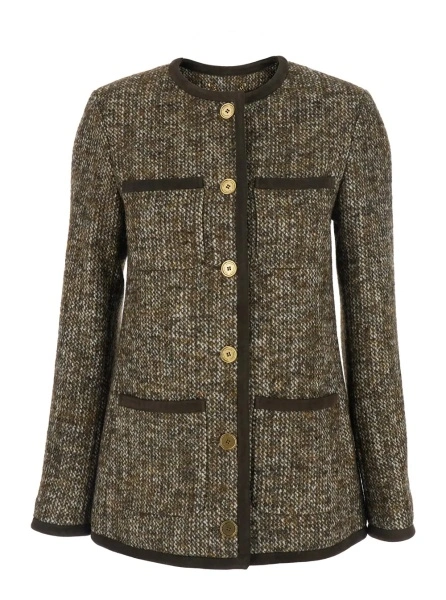 Sacou Golden Goose maro din lana