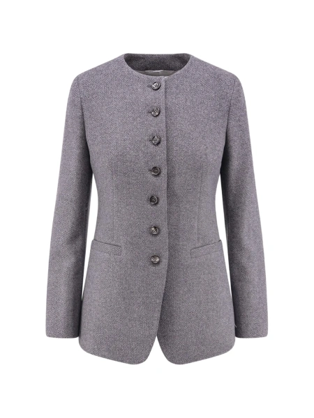 Sacou Max Mara gri din casmir