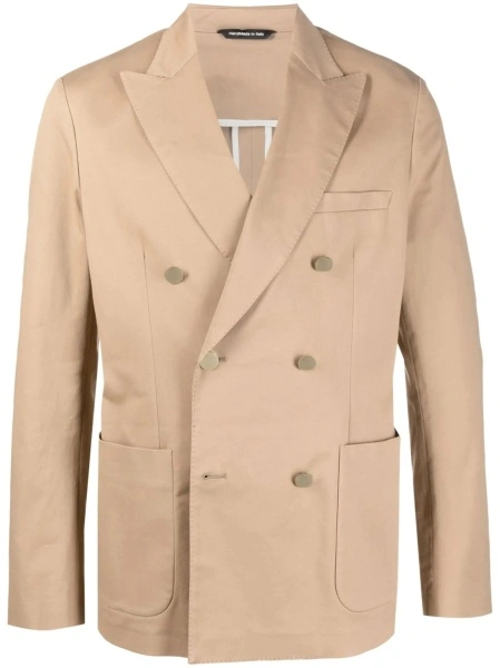 Sacou Tonello neutru din bumbac si spandex/elastan