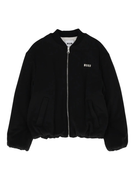Sacou WOOL GABARDINE OVER BLAZER GIRL NERO/BLA