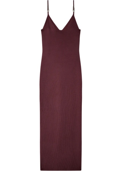 Safety Pin Slip Midi Dress