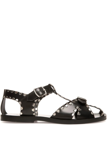 Sandale Bally negre din piele