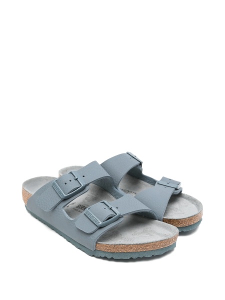 Sandale Birkenstock gri din piele