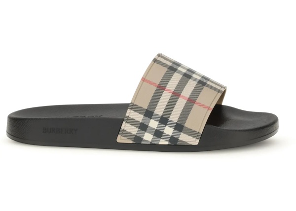 Sandale Check Slides