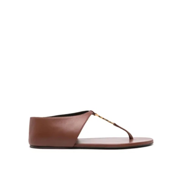 Sandale Saint Laurent Cassandra Logo Plaque Sandals