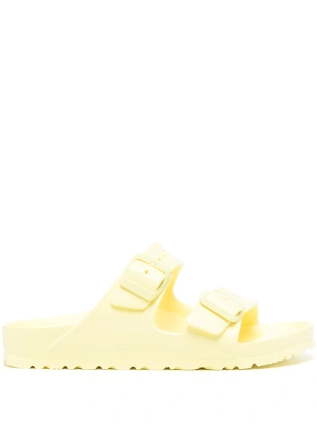 Slapi Birkenstock arizona galbeni din acetat de polietilen vinil (peva)