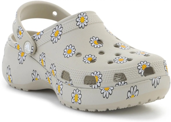 Slapi CLASSIC PLATFORM FLORAL CLOG W METEOR