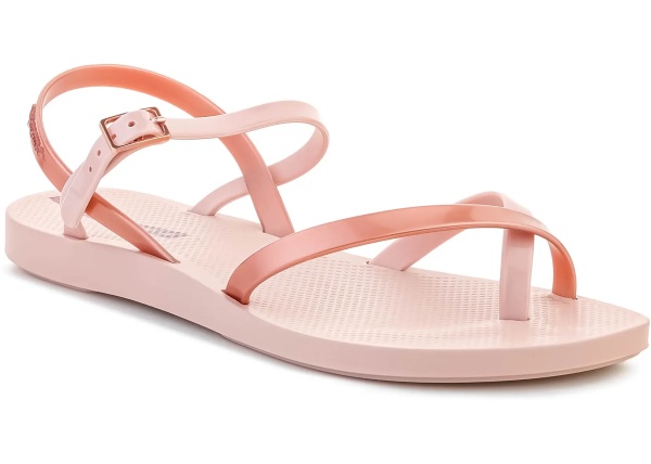 Slapi FASHION SAND VIII FEM PINK/METALLIC PINK/BURGUNDY