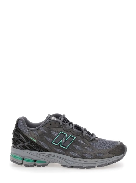 Sneakers '1906R' Grey Sneaker with Mesh Design and Side Logo in Synthetic Fiber Unisex