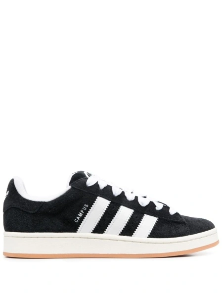 Sneakers adidas Originals negri din piele intoarsa