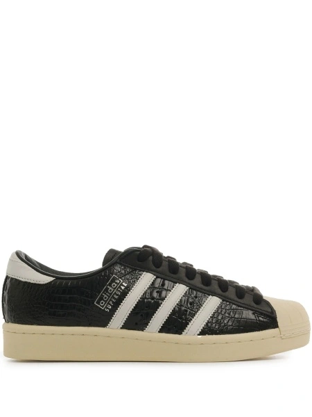 Sneakers adidas Originals superstar negri din piele