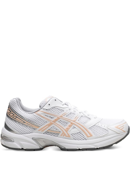 Sneakers ASICS albi din material textil si material reciclat