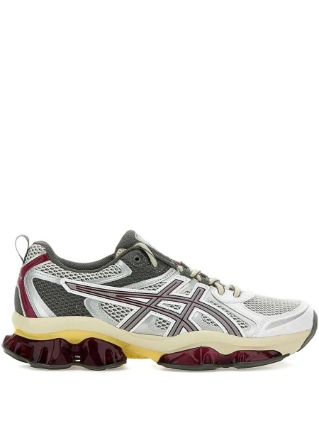 Sneakers ASICS gri din piele eco si plasa