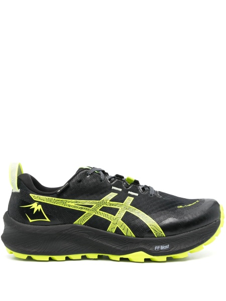 Sneakers ASICS negri din poliuretan si material textil
